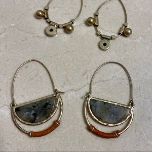 Labradorite handmade earrings bundle